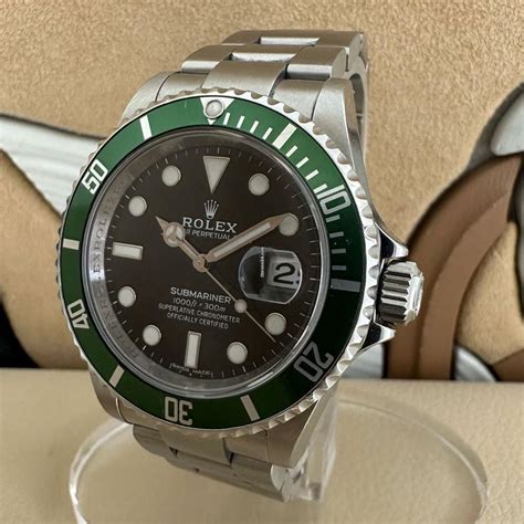 vendo rolex ghiera verde nuovo palermo|Rolex Submariner Date Ghiera Verde RRR .